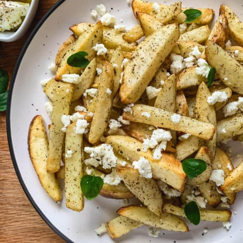 Greek fries with feta