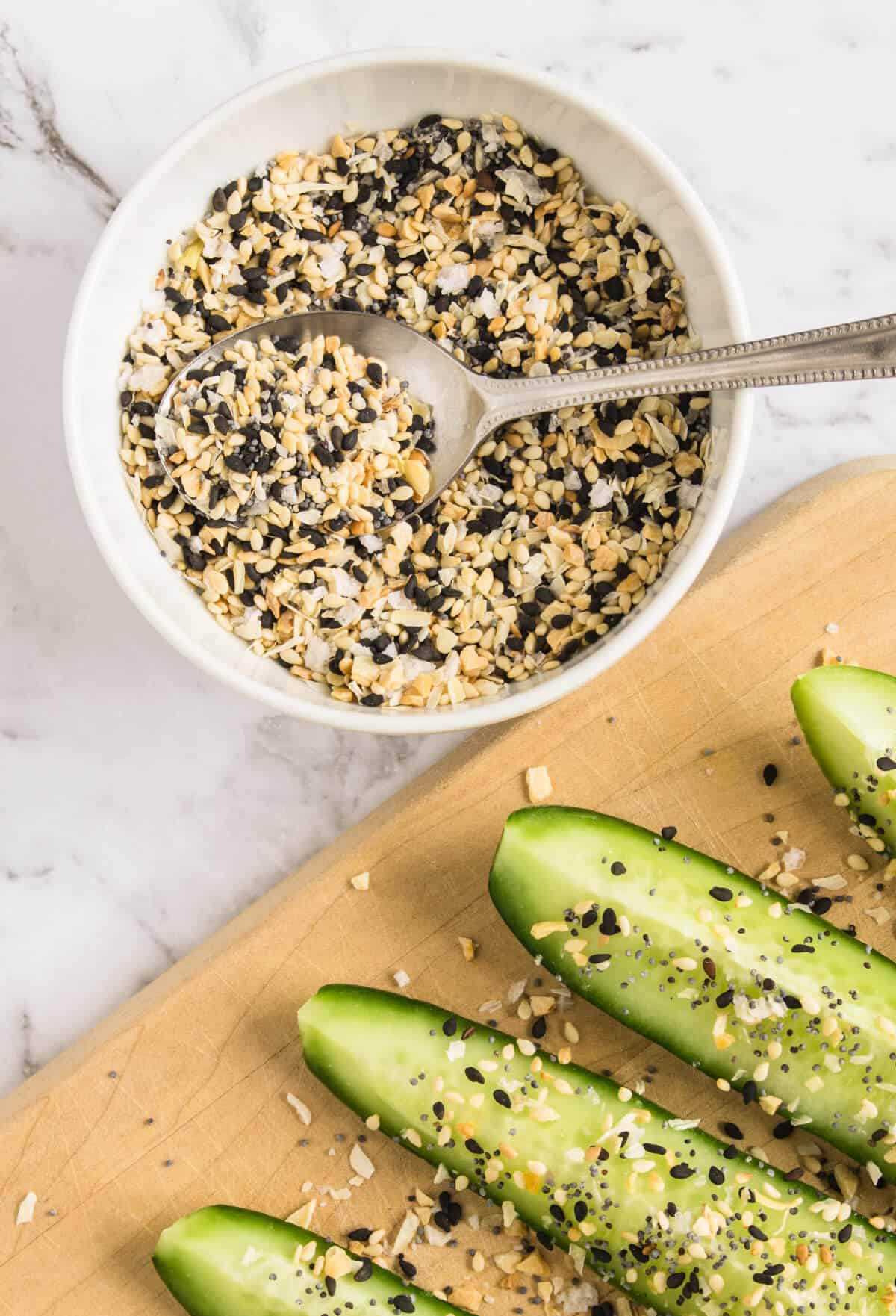 Everything Bagel Seasoning (Easy & Made in Minutes) - Cooking With Ayeh