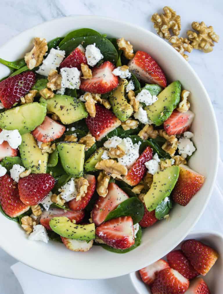 Strawberry Spring Salad Cooking With Ayeh - Cooking With Ayeh