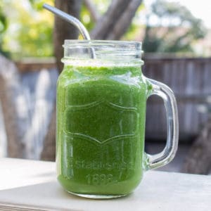 Green Smoothie served in a glass