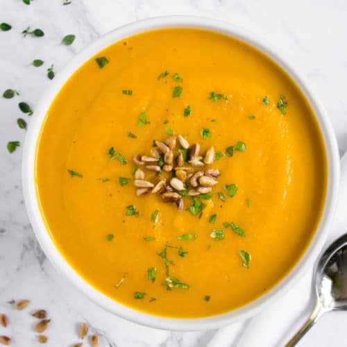 Creamy Pumpkin Soup - Cooking With Ayeh