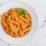 Penne All Vodka serve in a bowl