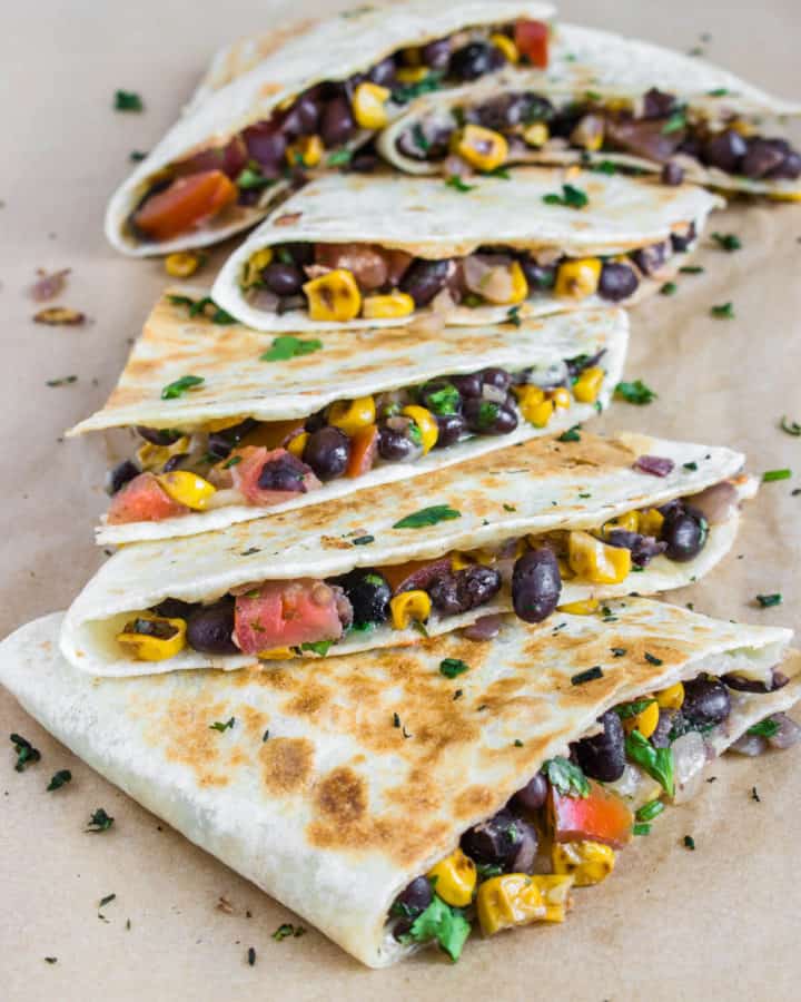 Vegetarian Quesadillas - Cooking With Ayeh