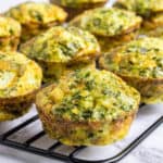 Egg Muffins on a cooling rack