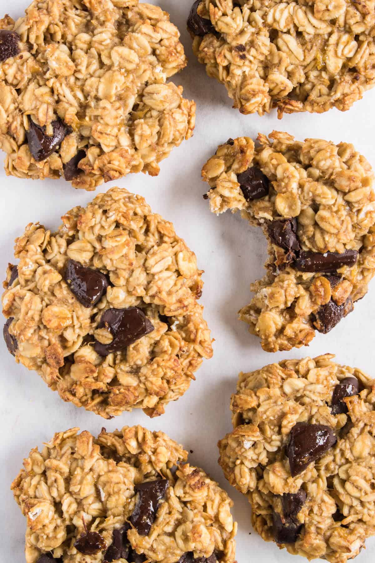 4 Ingredients Cookies on an oven tray 