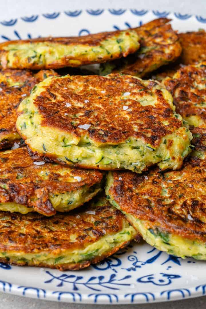 Zucchini Fritters (Italian Frittelle di Zucchine) - Cooking With Ayeh