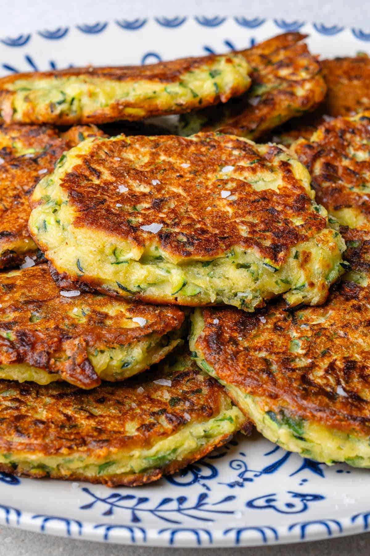 Close up of Italian fritters served on a plate