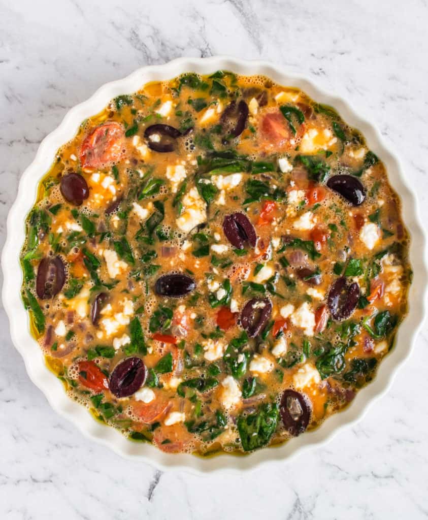 Mediterranean Frittata - Cooking With Ayeh