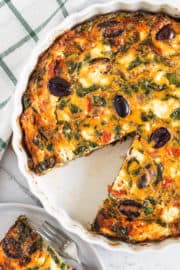 Mediterranean Frittata - Cooking With Ayeh