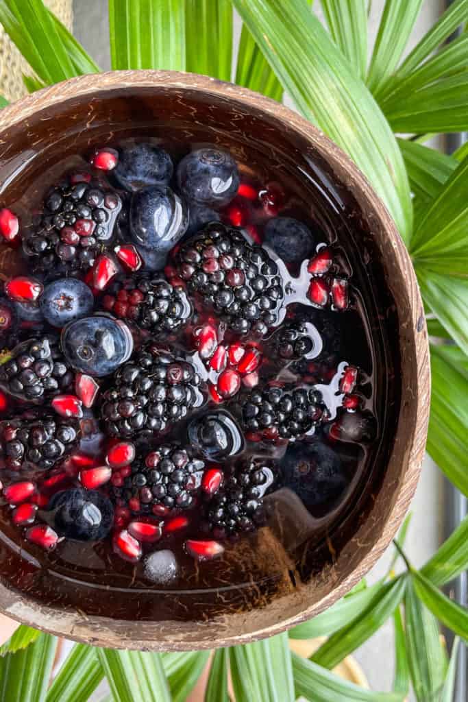 Natures Cereal TikTok Recipe served in a coconut bowl