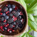 Natures Cereal TikTok Recipe served in a coconut bowl