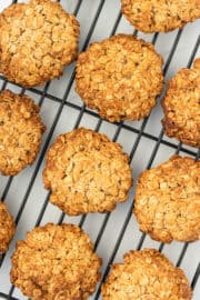 Healthy Anzac Biscuits - Cooking With Ayeh