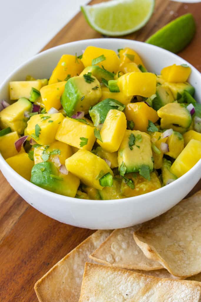 Mango Avocado Salsa - Cooking With Ayeh