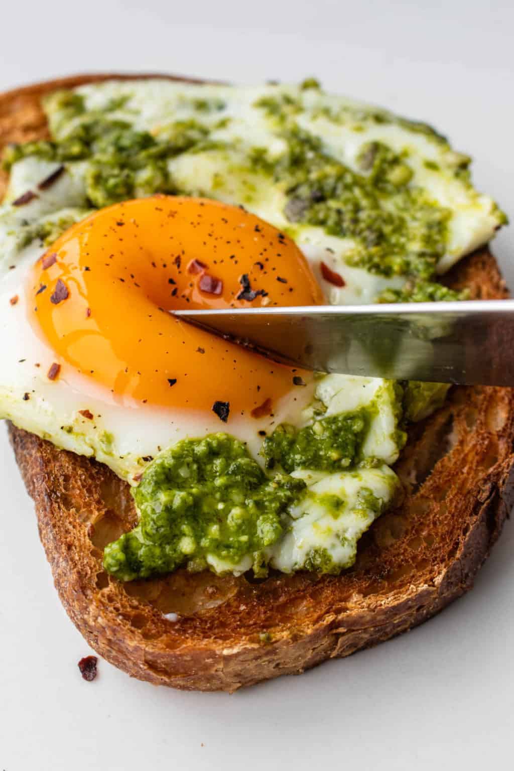 Pesto Eggs Cooking With Ayeh