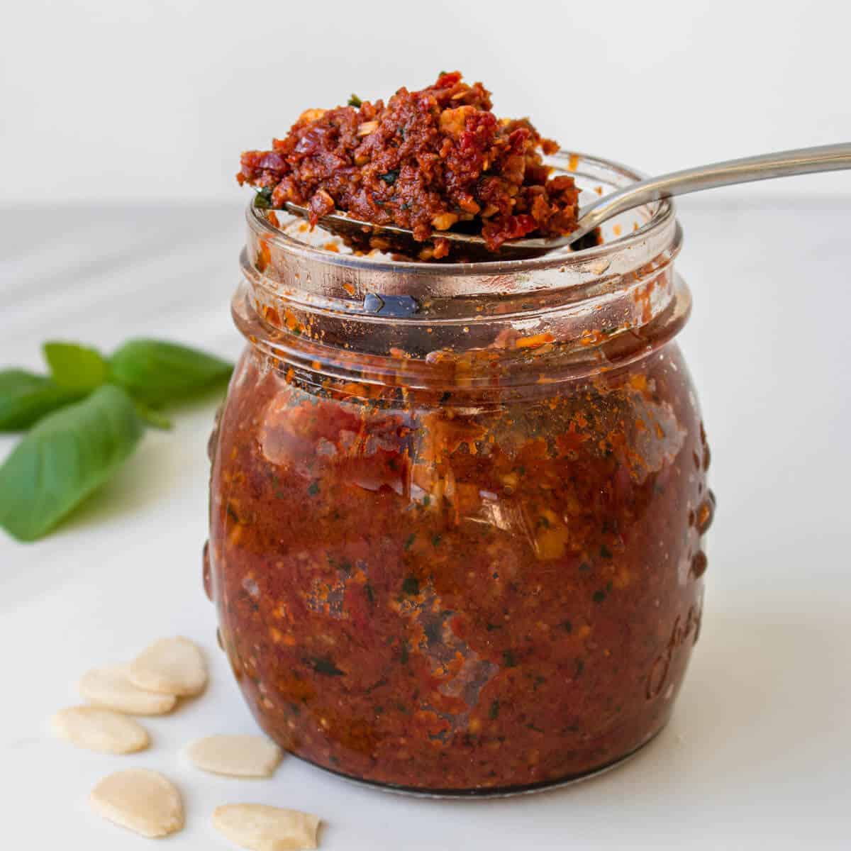 Sun Dried Tomato Pesto - Cooking With Ayeh