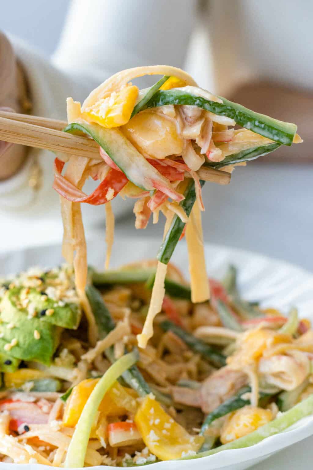 Kani Salad (Easy & Delicious) Cooking With Ayeh