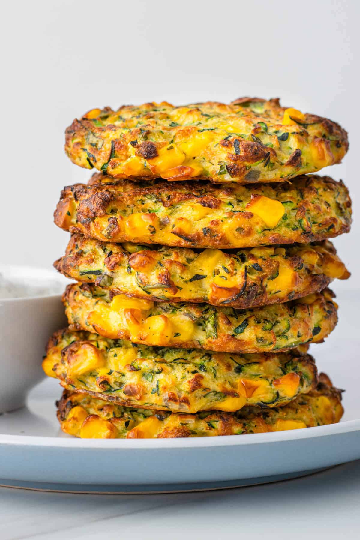 Cheesy Courgette Fritters - Veggie Desserts
