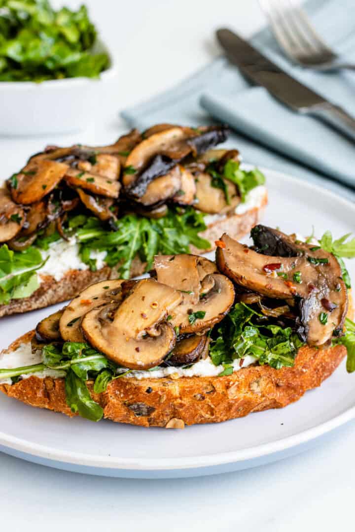 Creamy Mushroom Toast Cooking With Ayeh 8998