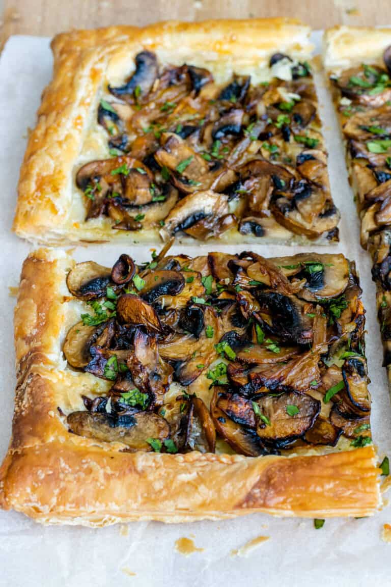 Mushroom Tart - Cooking With Ayeh