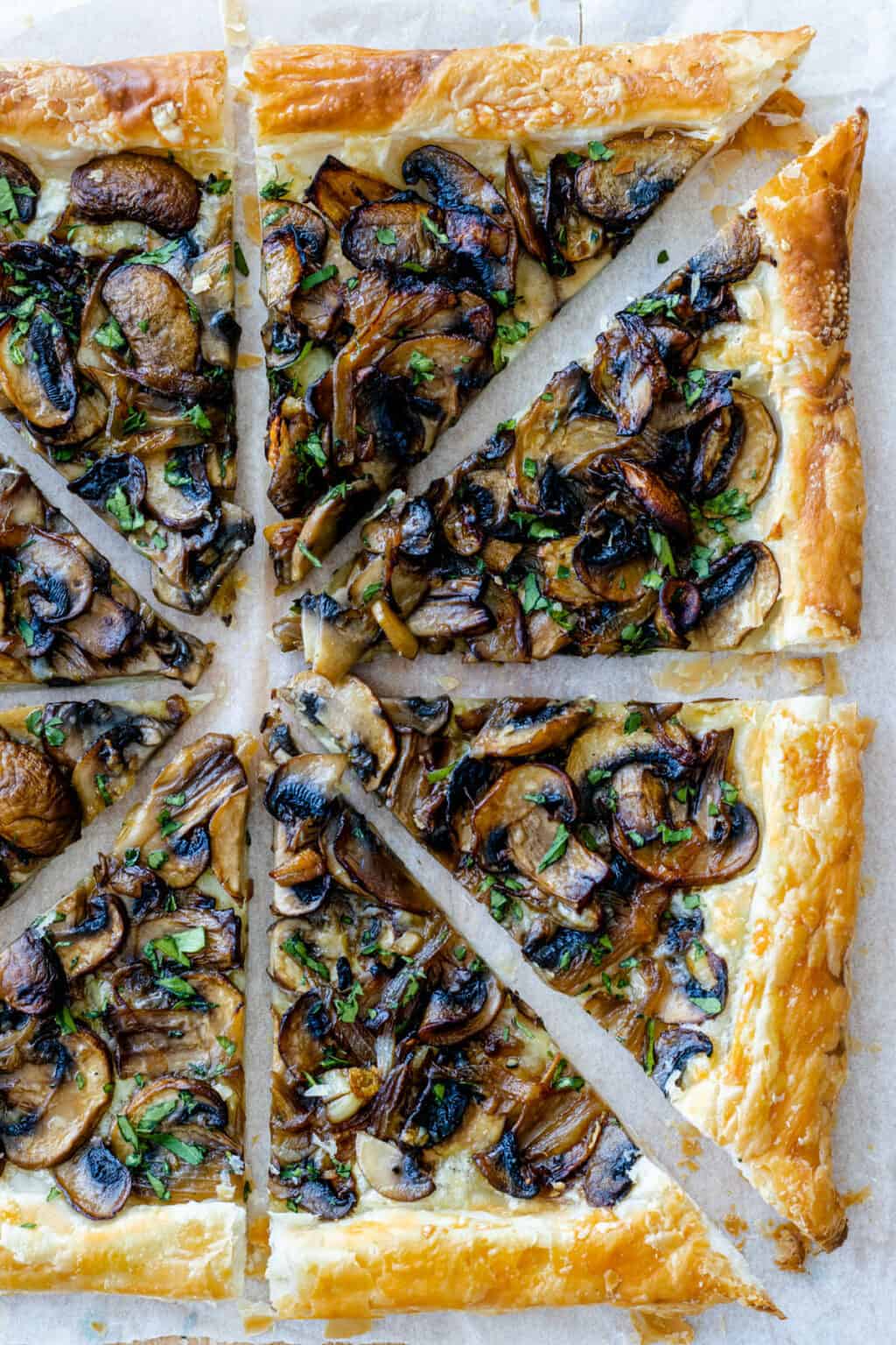 Mushroom Tart - Cooking With Ayeh