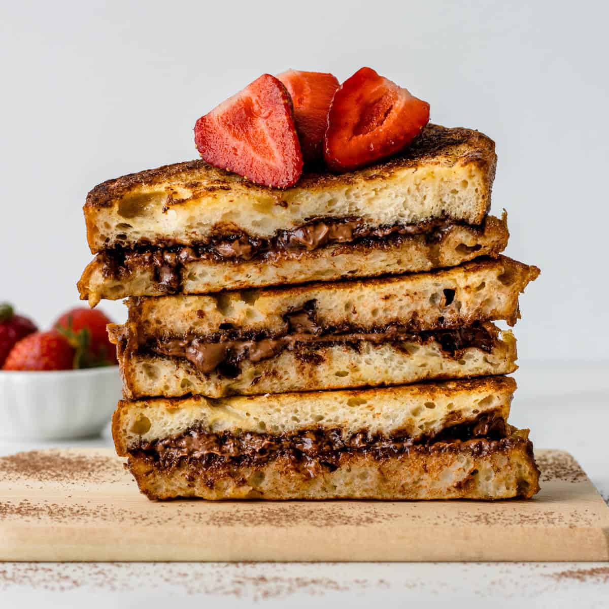 Nutella French Toast - Cooking With Ayeh