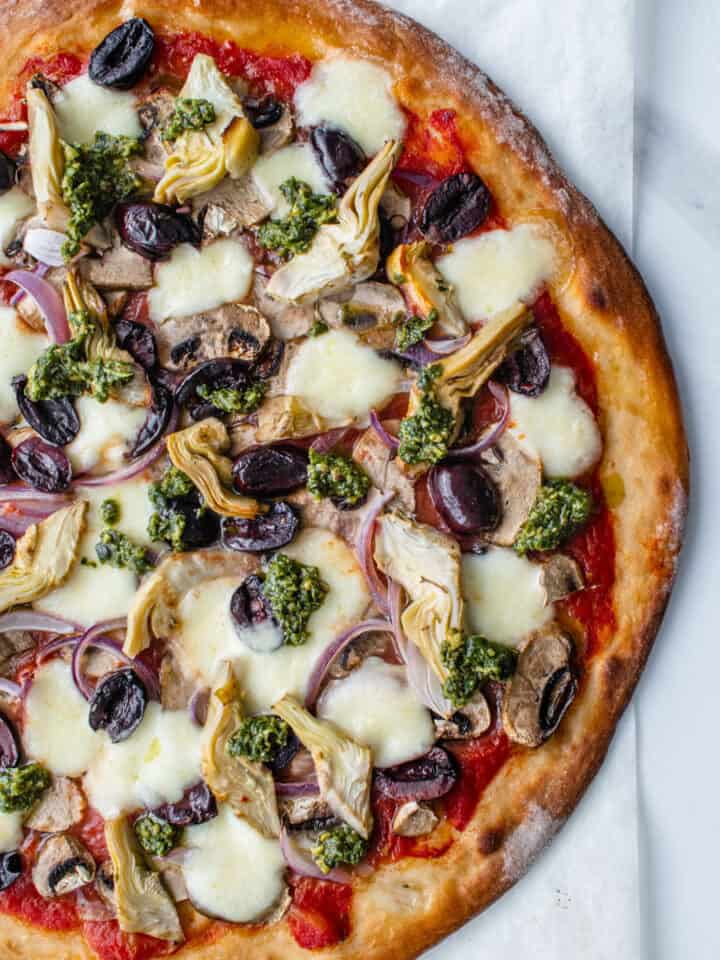 Protein Pizza using an easy 2 ingredient dough