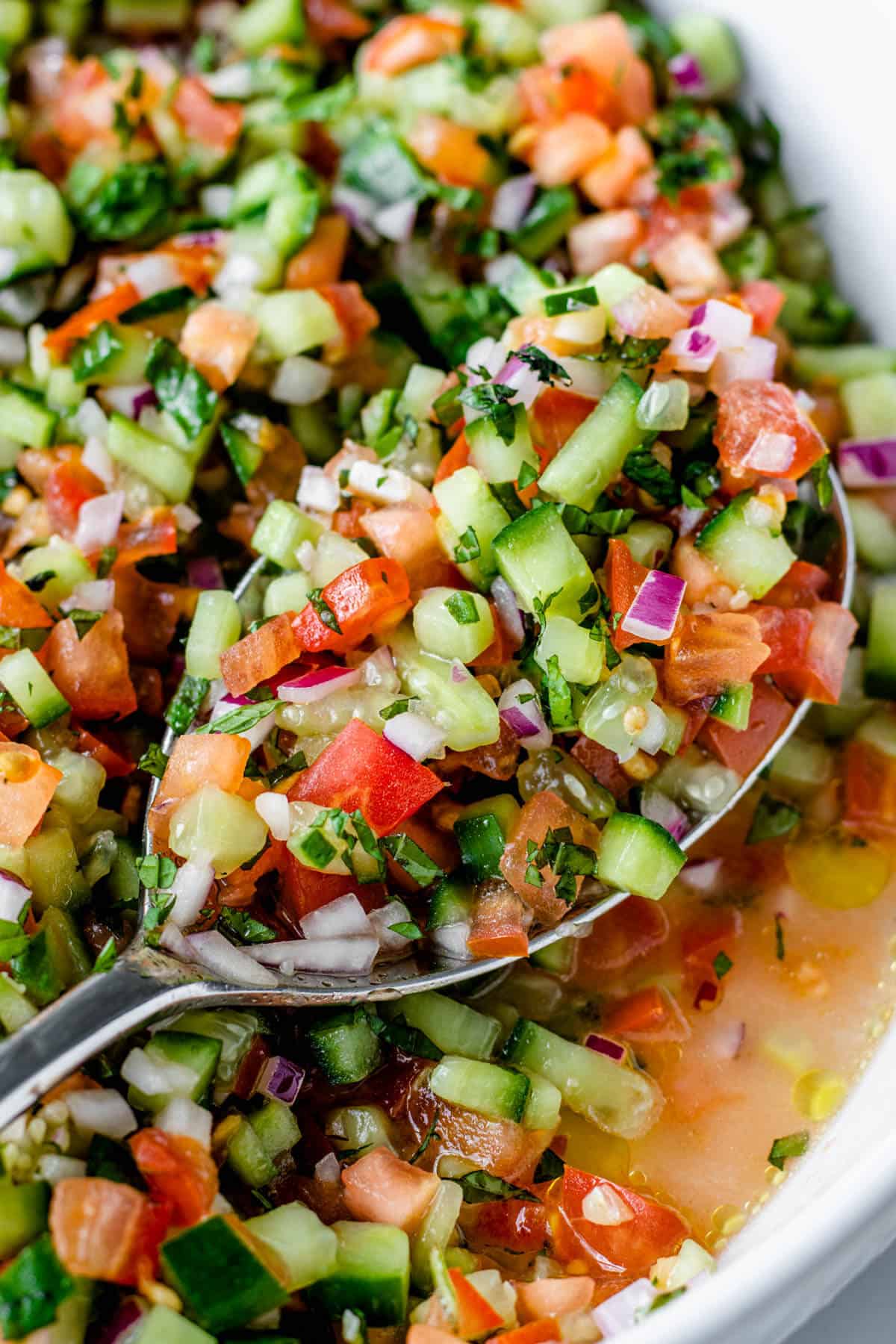 Shirazi Salad Cooking With Ayeh