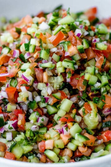 Shirazi Salad - Cooking With Ayeh