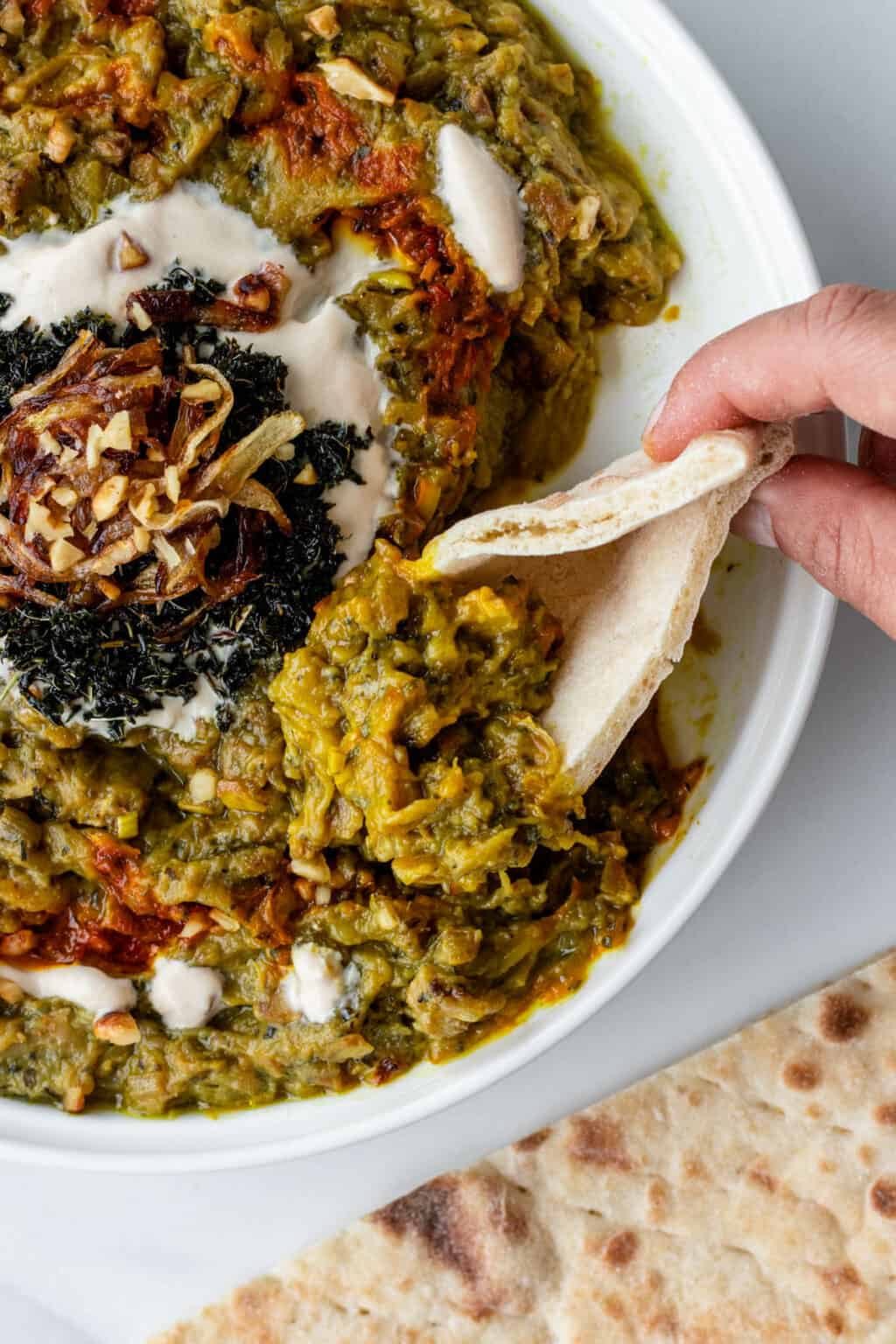 Kashke Bademjan (Persian Eggplant Dip) Cooking With Ayeh