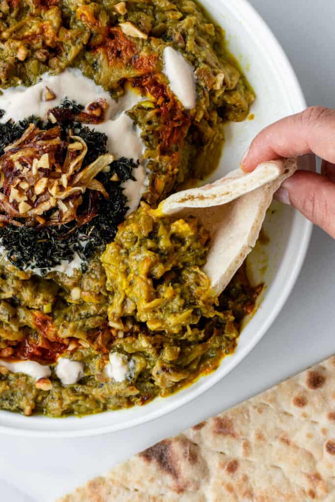 Kashke Bademjan (Persian Eggplant Dip) Cooking With Ayeh
