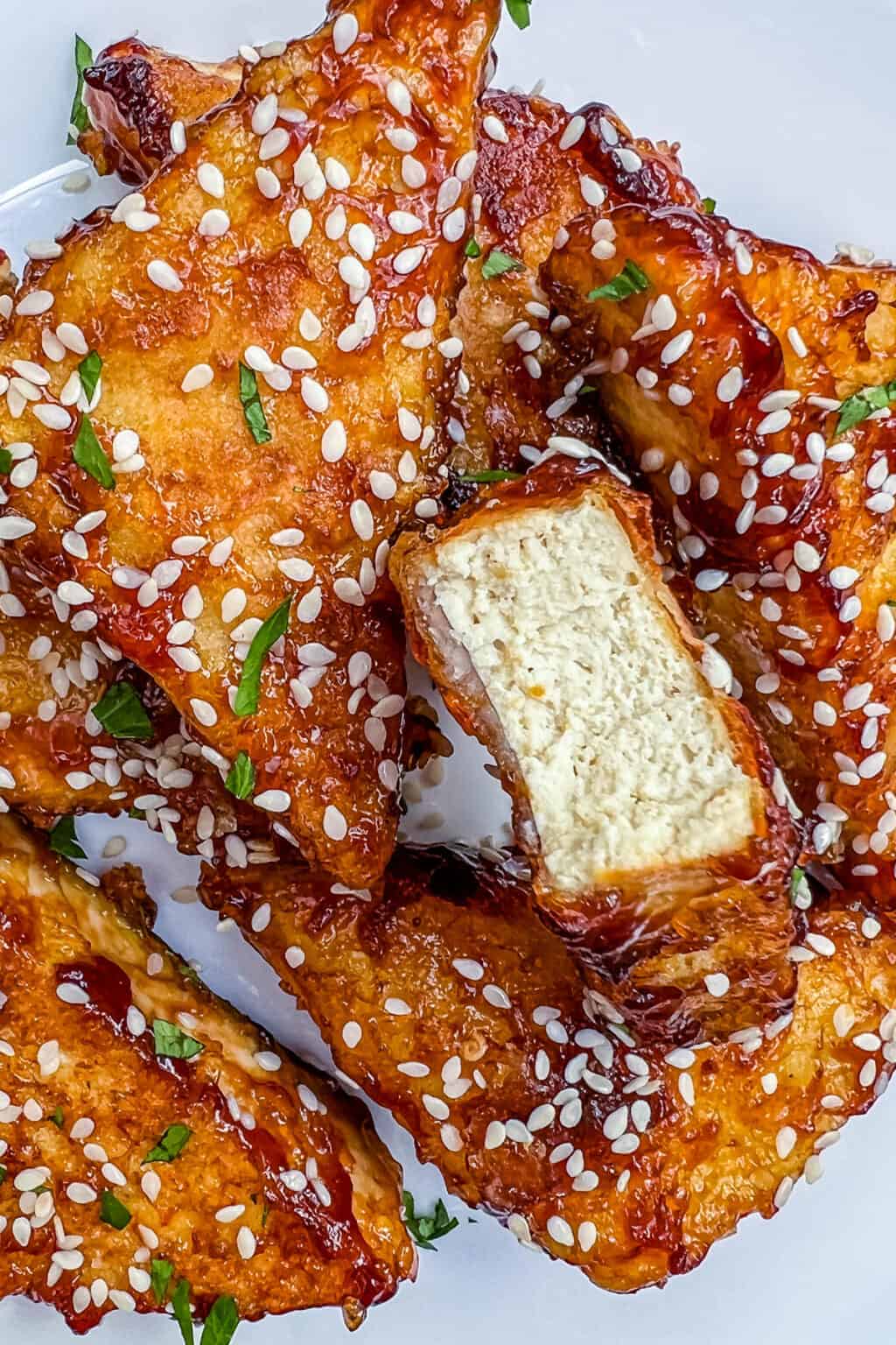 Crispy Sticky Tofu Cooking With Ayeh