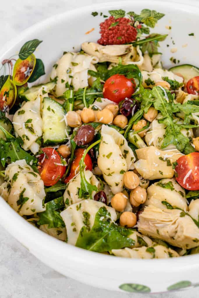 Healthy Italian Pasta Salad - Cooking With Ayeh