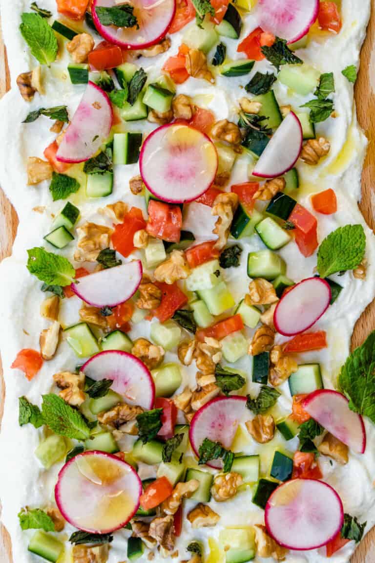 Persian Whipped Feta Butter Board Cooking With Ayeh