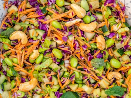 Chopped Asian Salad (Miso Dressing)