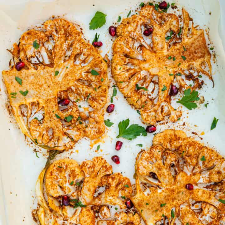 Cauliflower Steaks (Oven & Air Fryer) Cooking With Ayeh