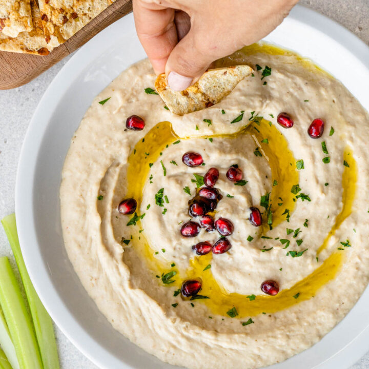 White Bean Dip (Easy in 5 Minutes) Cooking With Ayeh
