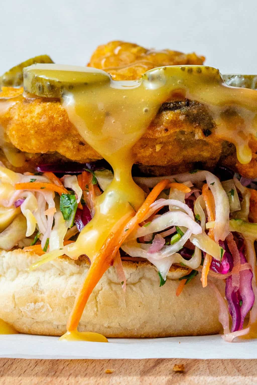 Vegan Chicken Sandwich (Fried & Crispy) Cooking With Ayeh