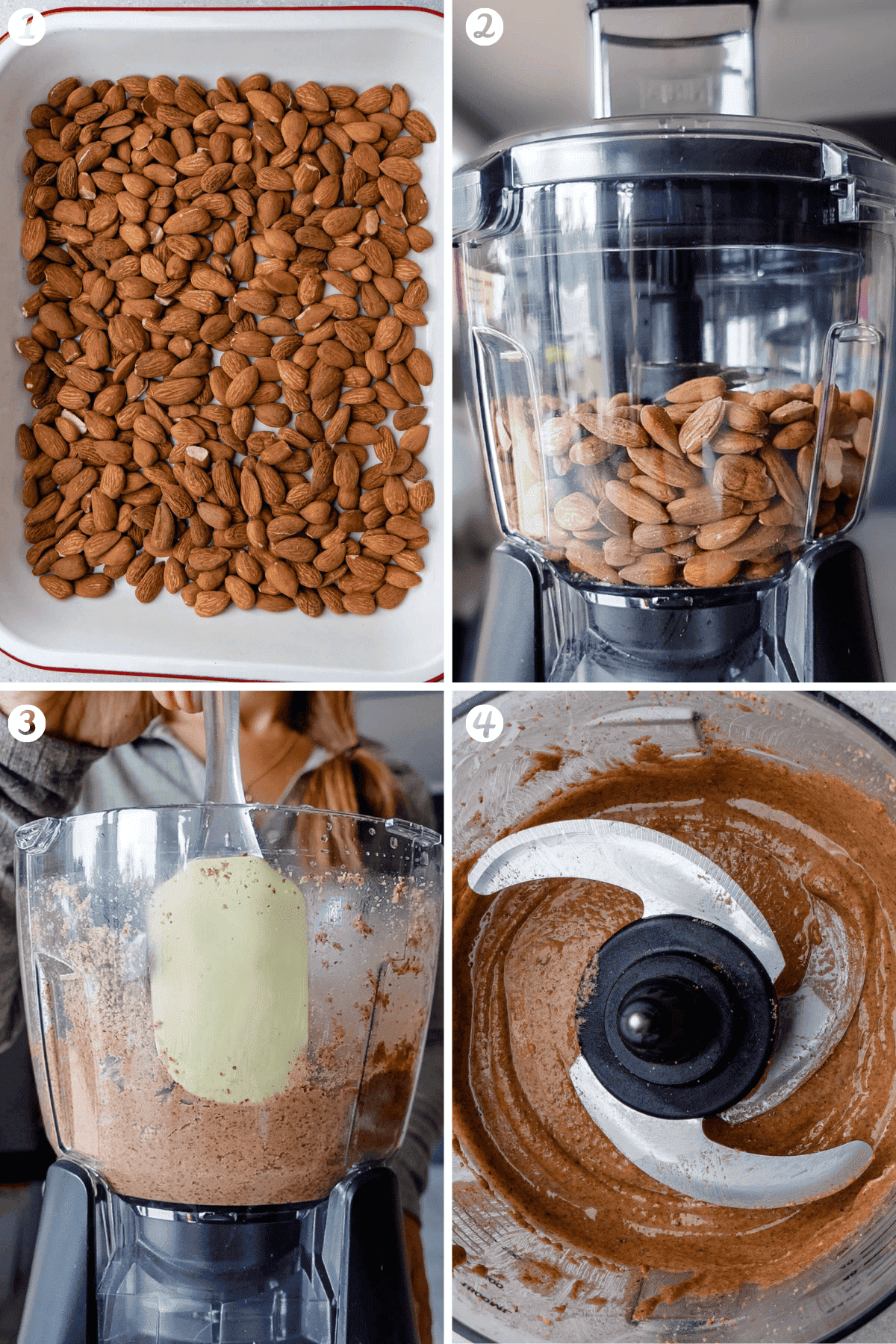 Almond butter recipe and steps on how to make it