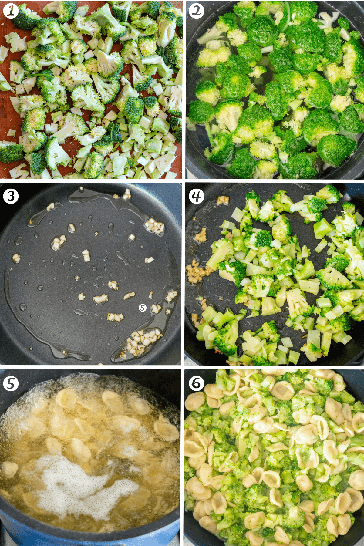 Steps on how to make Broccoli pasta