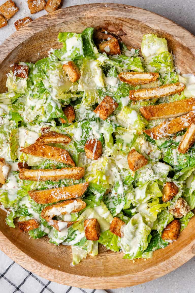 Healthy Caesar Salad (Without Anchovies) Cooking With Ayeh