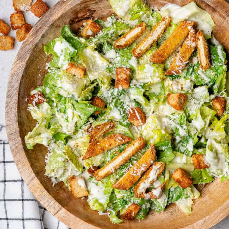 Healthy Caesar Salad (Without Anchovies) Cooking With Ayeh