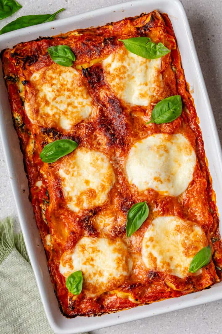 Ultimate Spinach Lasagna (3 Cheeses) - Cooking With Ayeh