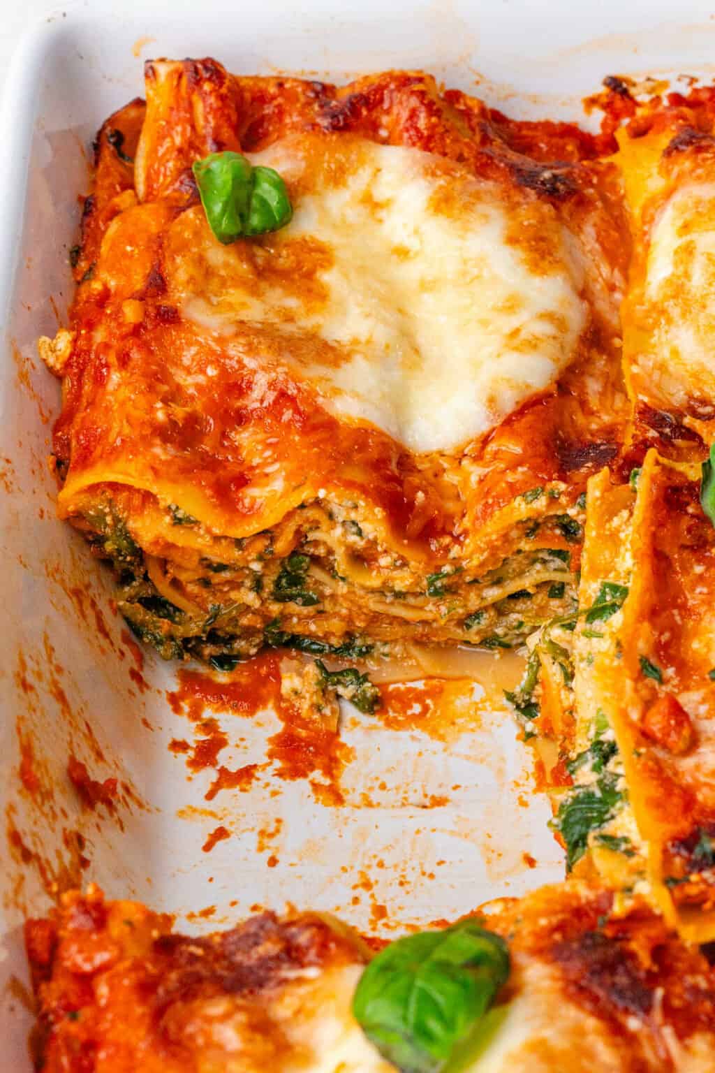 Ultimate Spinach Lasagna (3 Cheeses) - Cooking With Ayeh