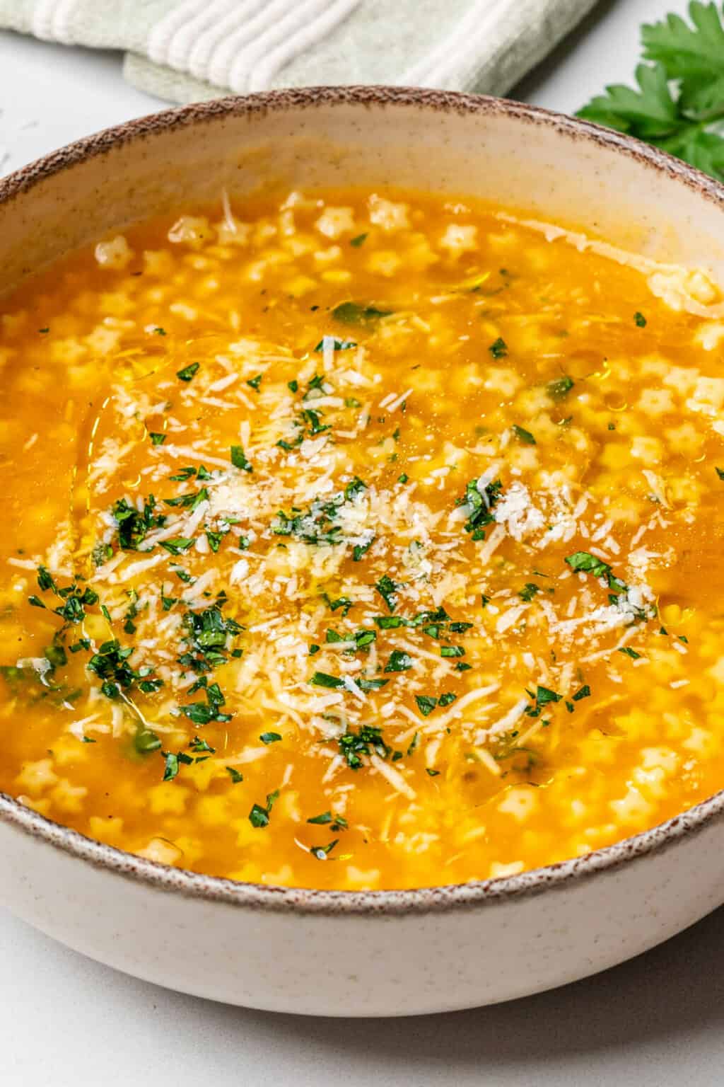 Italian Pastina Soup (Simple Vegetable Soup in 25 Mintues) Cooking