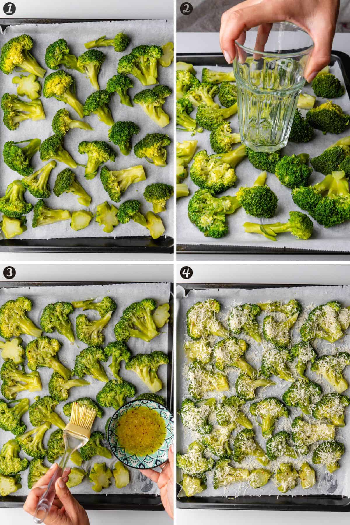 Steps on how to make smashed broccoli