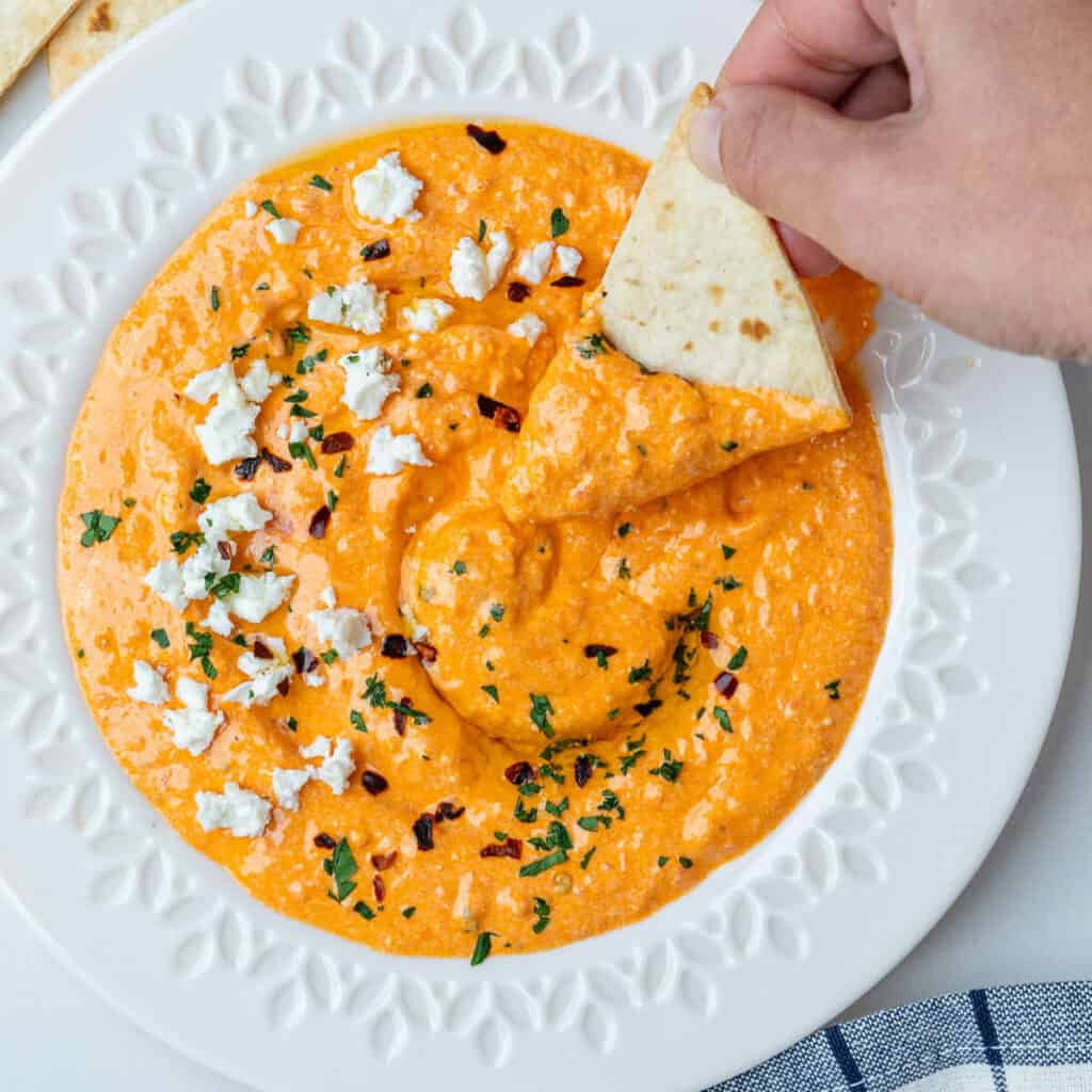 Tirokafteri (Greek Spicy Feta Dip) - Cooking With Ayeh Tirokafteri (Greek Spicy Feta Dip) - Cooking With Ayeh