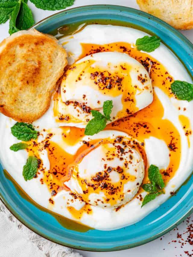 Cilbir -Turkish Eggs (Ready in 15 minutes)