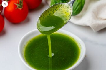 Basil Oil (5 Minutes, Amazing with Everything) - Cooking With Ayeh