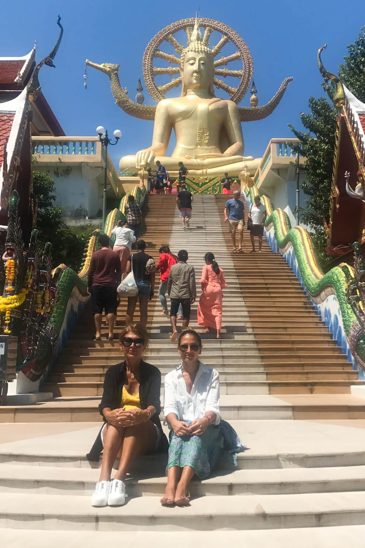 Ayeh and Mum in Thailand