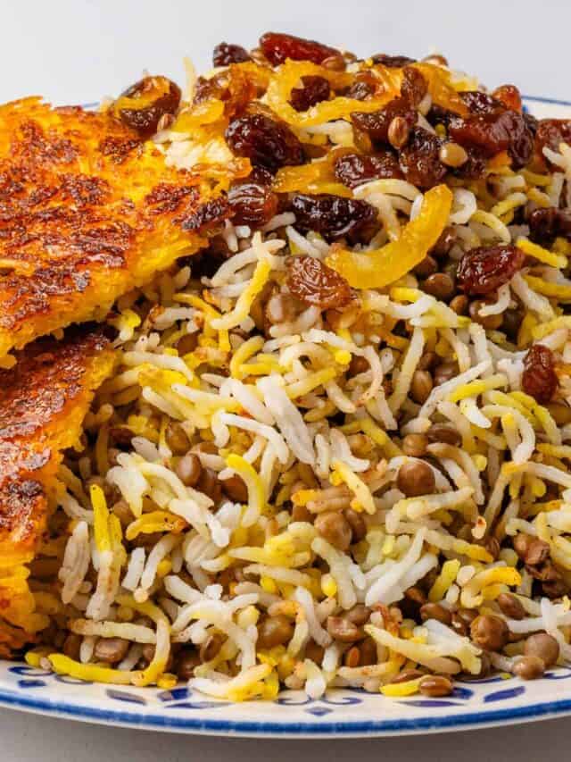 Adas Polo - Persian Lentil Rice